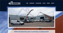 Desktop Screenshot of dakwerken-apers.be